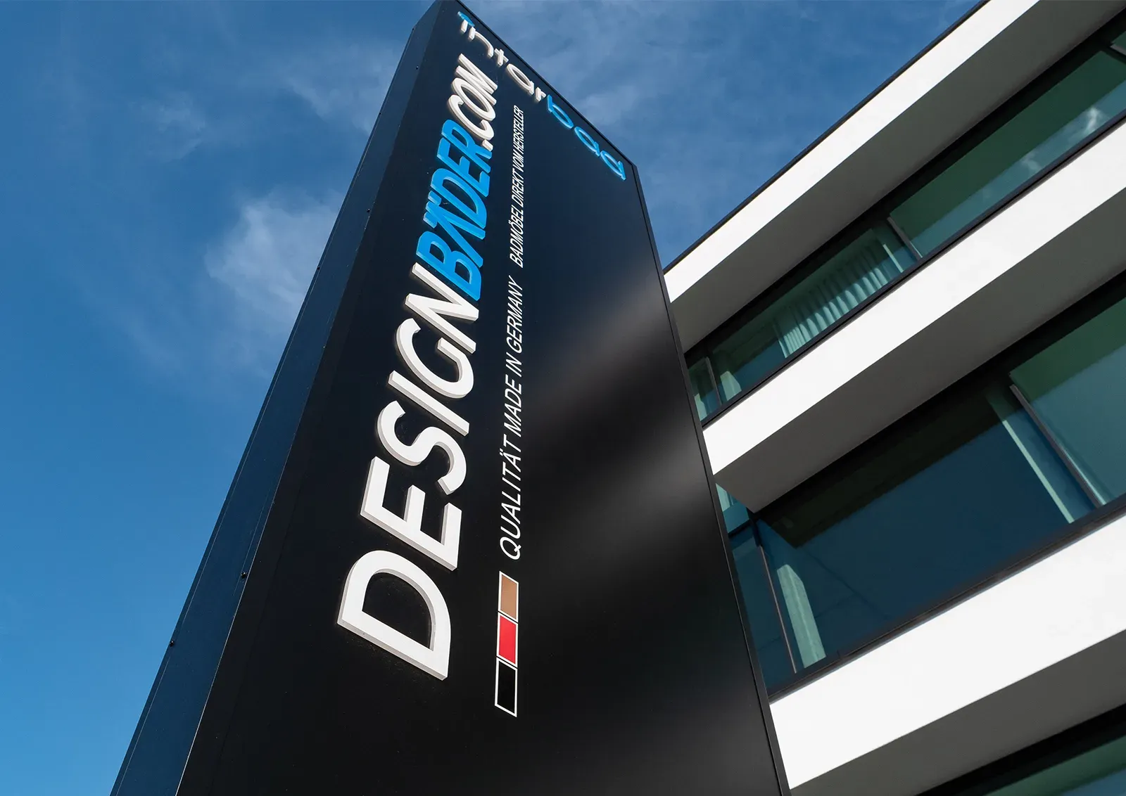 Firmengebäude und Showroom von Intarbad in Wächtersbach